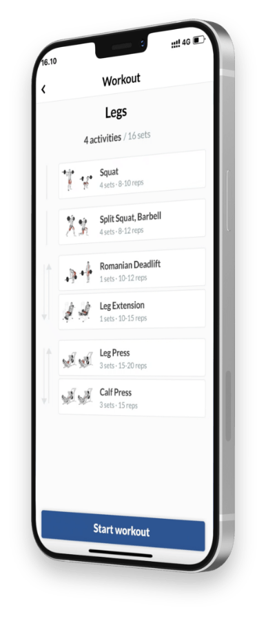 Online Coaching App and its features - workout plan.